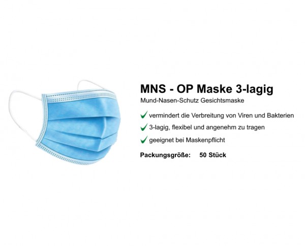 MNS Maske 50er Pack